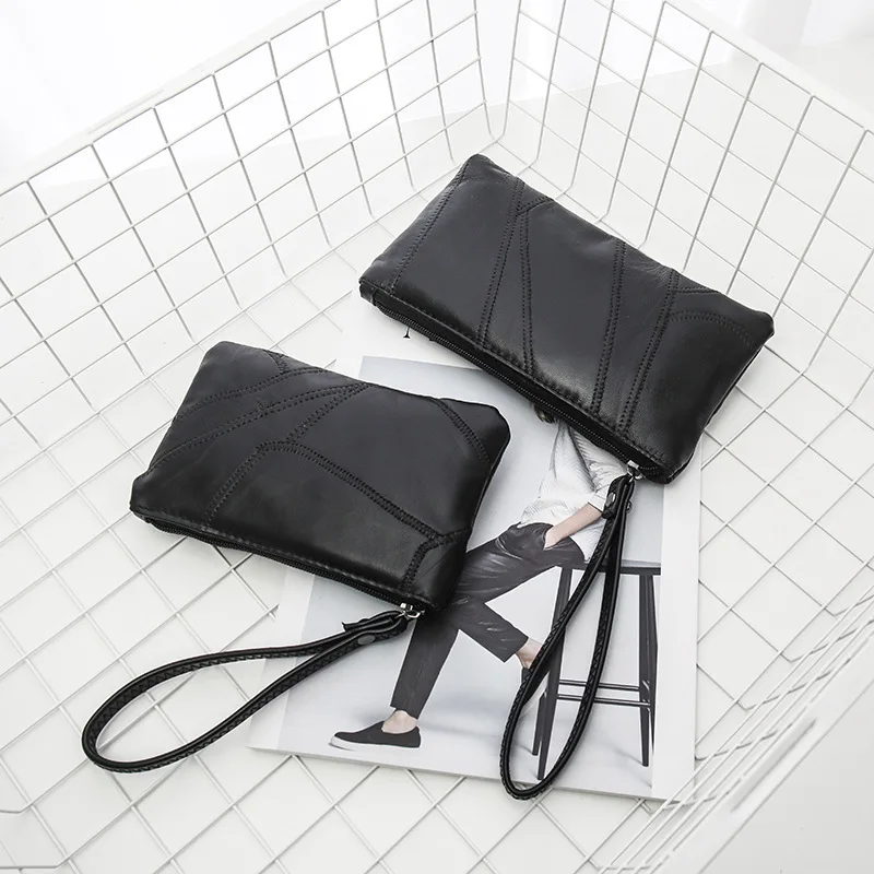 Joint Sheepskin WOMEN'S Bag 2109 New Style Fashion Soft Leather Clutch Women's Versatile Clutch Bag Change Mobile Phone Bag 
Joint Sheepskin WOMEN'S Bag 2109 New Style Fashion Soft Leather Clutch Women's Versatile Clutch Bag Change Mobile Phone Bag