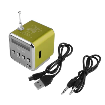 Portable Radio Speaker TD-V26 Mini Speaker Receiver Digital LCD Sound Micro SD/TF FM Radio Music Stereo Loudspeaker for Laptop
Portable Radio Speaker TD-V26 Mini Speaker Receiver Digital LCD Sound Micro SD/TF FM Radio Music Stereo Loudspeaker for Laptop