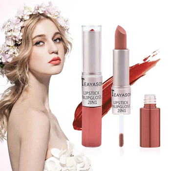 TEAYASON 12 Color Double-Head Matte Lipstick Lip Gloss Waterproof Moisturizer Lip Gloss Makeup Nude Lip Balm Cosmetic TSLM1
TEAYASON 12 Color Double-Head Matte Lipstick Lip Gloss Waterproof Moisturizer Lip Gloss Makeup Nude Lip Balm Cosmetic TSLM1