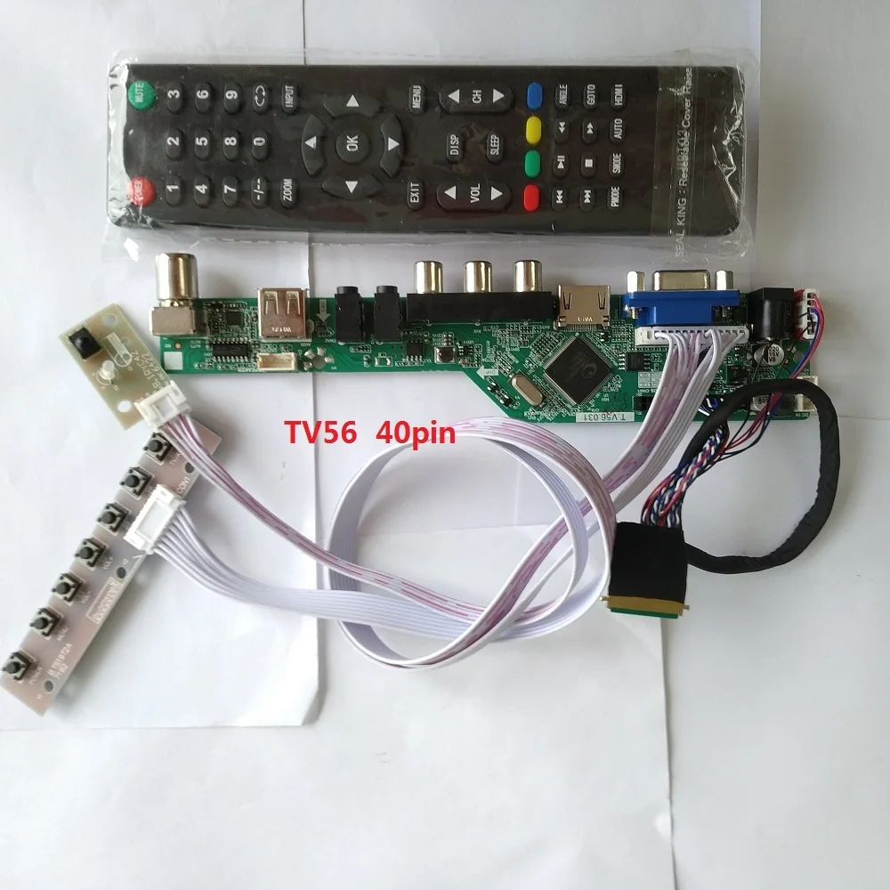 Комплект для B154PW04 V7 40pin LVDS LCD светодиодный remote VGA USB TV AV драйвер платы контроллера 15,4 "1440X90 0 панель экрана
Комплект для B154PW04 V7 40pin LVDS LCD светодиодный remote VGA USB TV AV драйвер платы контроллера 15,4 "1440X90 0 панель экрана