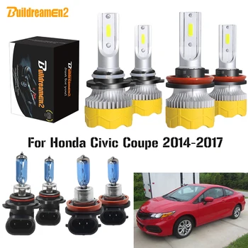Buildreamen2 4 Pieces 9005 H11 Car Headlight High Low Beam LED Halogen Headlamp Bulb White 12V For Honda Civic Coupe 2014-2017
Buildreamen2 4 Pieces 9005 H11 Car Headlight High Low Beam LED Halogen Headlamp Bulb White 12V For Honda Civic Coupe 2014-2017
