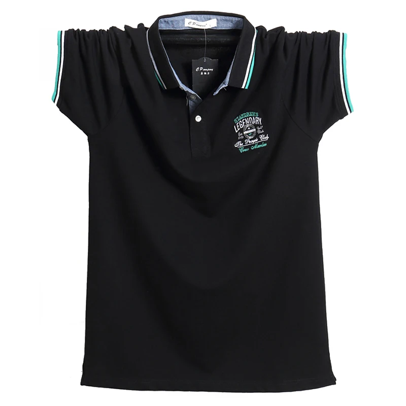 Gersri Short-sleeved Polo Shirt Men's Full Cotton Tall Male Large Top Tee Business Breathable Loose Fit shirt Oversized 5XL 6X 
Gersri Short-sleeved Polo Shirt Men's Full Cotton Tall Male Large Top Tee Business Breathable Loose Fit shirt Oversized 5XL 6X