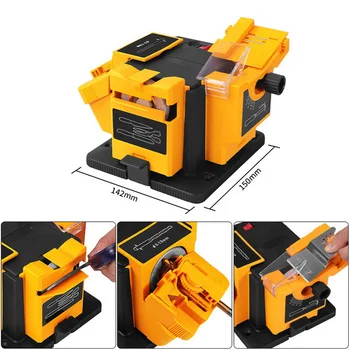 96W/65W 3 In1 Multifunction Knife Sharpener Electric Drill Sharpening Machine Kitchen Knife Sharper Grinding Sharpener
96W/65W 3 In1 Multifunction Knife Sharpener Electric Drill Sharpening Machine Kitchen Knife Sharper Grinding Sharpener