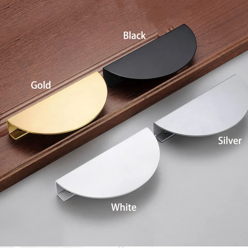 1 piece Half Round Furniture Knobs Drawer Pull Cupboard Wardrobe Handles Book Cabinet Door Bar Black Silver
1 piece Half Round Furniture Knobs Drawer Pull Cupboard Wardrobe Handles Book Cabinet Door Bar Black Silver
