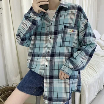 Men's long-sleeved shirt 2019 autumn and winter new loose long-sleeved shirt plaid shirt youth fashion trend men's clothing
Men's long-sleeved shirt 2019 autumn and winter new loose long-sleeved shirt plaid shirt youth fashion trend men's clothing