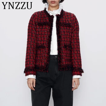 YNZZU Tweed Knitted Cardigan Sweater Women 2020 Spring Autumn Vintage Tassel Cardigans Fashion Sweaters Coat AT430
YNZZU Tweed Knitted Cardigan Sweater Women 2020 Spring Autumn Vintage Tassel Cardigans Fashion Sweaters Coat AT430
