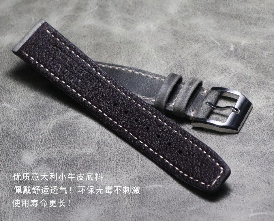 20 21 22mm Vintage Crazy Horse Leather Wristband Watch Bands high quality Watch belt Strap Handmade Bracelet watch accessories
20 21 22mm Vintage Crazy Horse Leather Wristband Watch Bands high quality Watch belt Strap Handmade Bracelet watch accessories