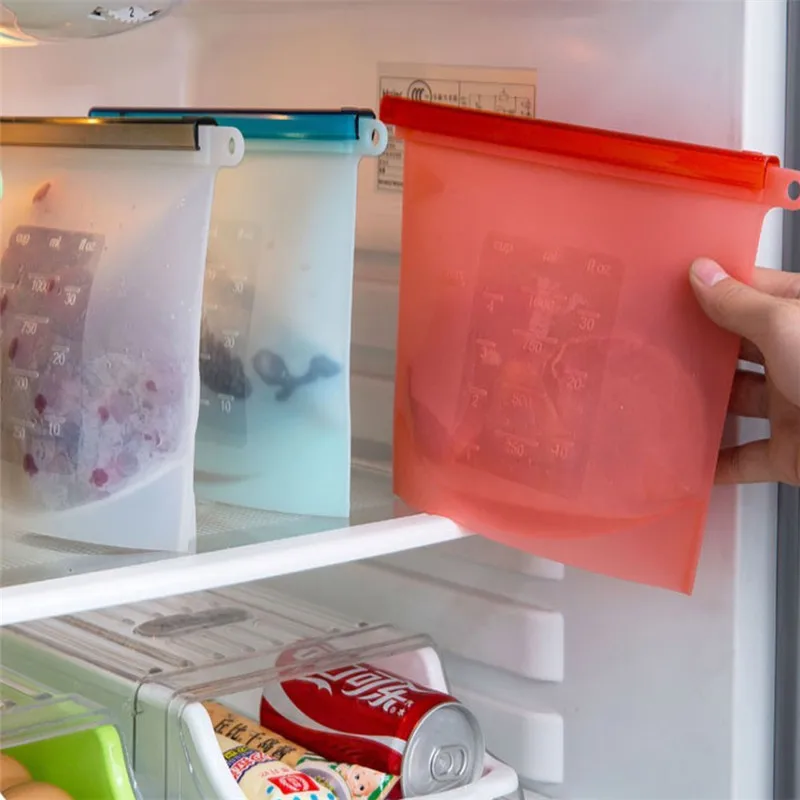 1pc Reusable Refrigerator Fresh Bags Kitchen Food Sealing Storage Bag Home Silicone Fruit Meat Ziplock Kitchen Organizer Bags
1pc Reusable Refrigerator Fresh Bags Kitchen Food Sealing Storage Bag Home Silicone Fruit Meat Ziplock Kitchen Organizer Bags
