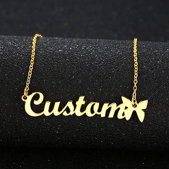 Custom Name Necklace Text Pendant Stainless Steel Choose Your Accessory Font Personalised Jewellery
Custom Name Necklace Text Pendant Stainless Steel Choose Your Accessory Font Personalised Jewellery