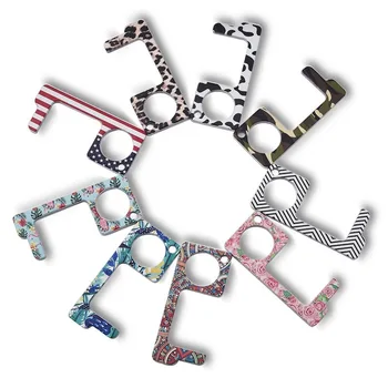 Leopard Flamingo Flower Flag of the United States Milk Striped Camouflage EDC Door Opener Epidemic Prevention No Touch Keychain
Leopard Flamingo Flower Flag of the United States Milk Striped Camouflage EDC Door Opener Epidemic Prevention No Touch Keychain