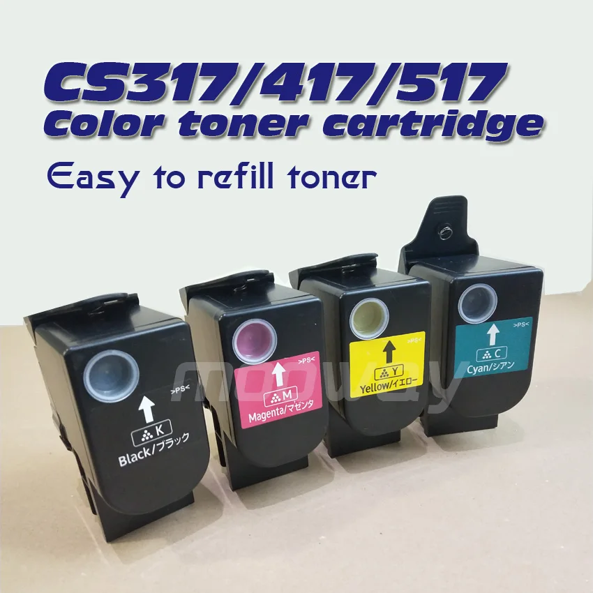 Compatible toner cartridge for Lexmark CS317 CS417 CS517 CX317 CX417 CX517 CS317dn CX417de color toner cartridge
Compatible toner cartridge for Lexmark CS317 CS417 CS517 CX317 CX417 CX517 CS317dn CX417de color toner cartridge