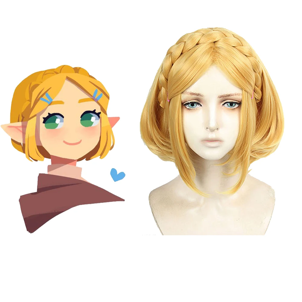 Game The Legend of Zelda: Breath of the Wild Princess Zelda Cosplay Wig Short Heat Resistant Hair Wigs + Wig Cap
Game The Legend of Zelda: Breath of the Wild Princess Zelda Cosplay Wig Short Heat Resistant Hair Wigs + Wig Cap