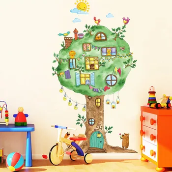 Abc1057 Hand-Painted Tree Animal Paradise Wall Stickers CHILDREN'S Room Entrance Background Decoration Wall Stickers
Abc1057 Hand-Painted Tree Animal Paradise Wall Stickers CHILDREN'S Room Entrance Background Decoration Wall Stickers