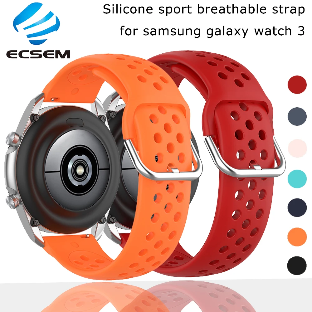 Silicone breathable sport band for Samsung galaxy watch 3 41MM 45MM watch accessories wristband strap for galaxy watch3 bracelet
Silicone breathable sport band for Samsung galaxy watch 3 41MM 45MM watch accessories wristband strap for galaxy watch3 bracelet
