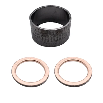 3Pcs Motorcycle Exhaust Pipe Muffler Gaskets for Yamaha Rhino 660 YXR660F 4X4 2004-2007
3Pcs Motorcycle Exhaust Pipe Muffler Gaskets for Yamaha Rhino 660 YXR660F 4X4 2004-2007