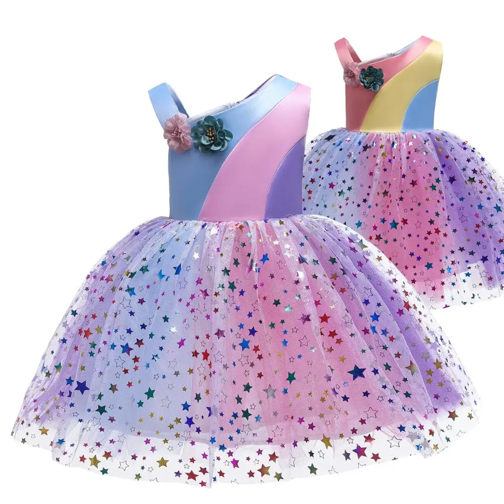 Ins Explosion Style Children's Dress Girls Dress Rainbow Color Matching Mesh Yarn Princess Dress Flower Dress
Ins Explosion Style Children's Dress Girls Dress Rainbow Color Matching Mesh Yarn Princess Dress Flower Dress