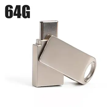 16/32/64GB Memory Type C USB 3.0 Rotary Dual Plug Flash Memory Disc Pen Stick Drive Storage U Disk For Mobile Computer
16/32/64GB Memory Type C USB 3.0 Rotary Dual Plug Flash Memory Disc Pen Stick Drive Storage U Disk For Mobile Computer