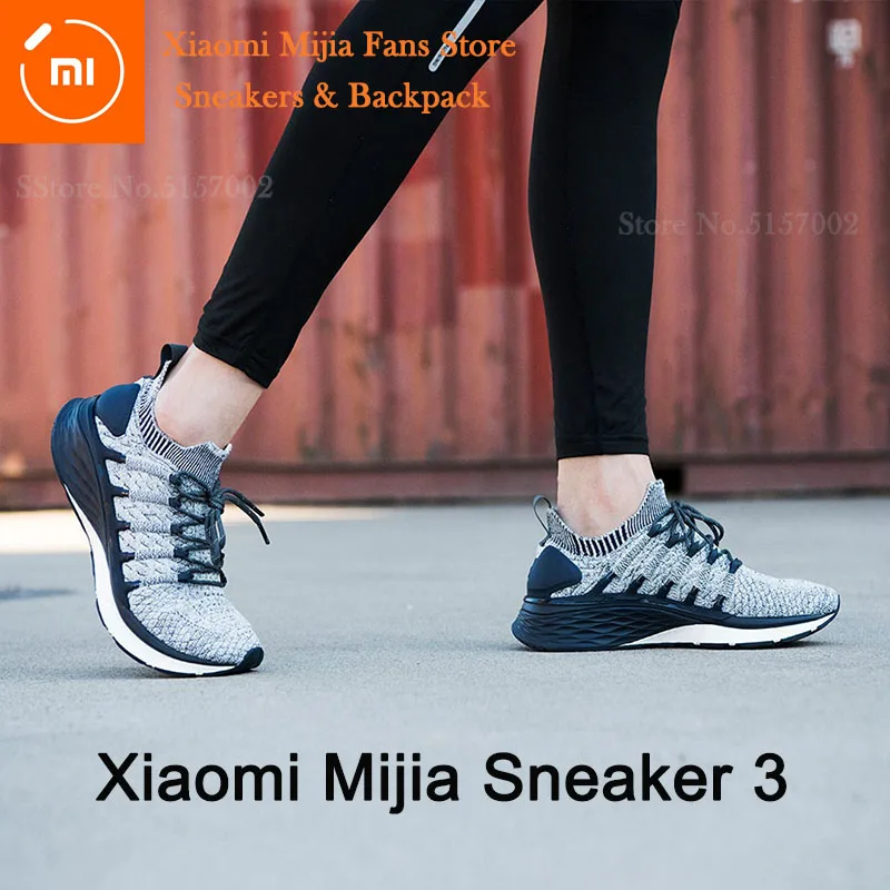 Xiaomi Mijia Sneaker 3 Men's Running Shoes 3D Fishbone Lock System Knitting Upper Vamp Shock Absorption PK Mijia 2 Sports Shoes
Xiaomi Mijia Sneaker 3 Men's Running Shoes 3D Fishbone Lock System Knitting Upper Vamp Shock Absorption PK Mijia 2 Sports Shoes