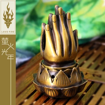China ancient fine carving Buddha incense hand Incense burner
China ancient fine carving Buddha incense hand Incense burner