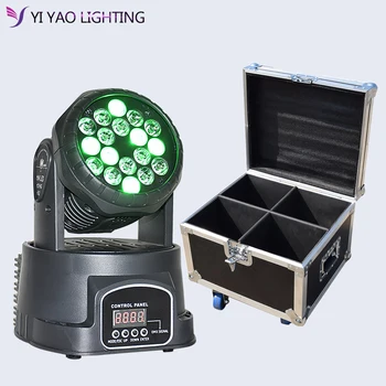 Flight Case 18 led DMX 13 ch stage light beam moving head 18x3W wash KTV 4pcs/lot
Flight Case 18 led DMX 13 ch stage light beam moving head 18x3W wash KTV 4pcs/lot