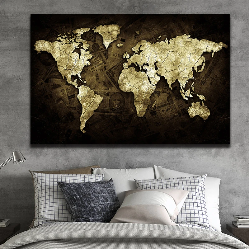 OUCAG Golden Pattern Background World Map Canvas Painting Modern Unframed Decorative Wall Art Pictures Artwork Decor Home Poster
OUCAG Golden Pattern Background World Map Canvas Painting Modern Unframed Decorative Wall Art Pictures Artwork Decor Home Poster