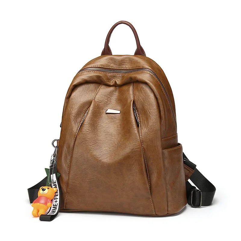 Soft Leather Backpack Women's with Cowhide Simple Fashion Casual 2019 New Style Large-Volume Korean-style Versatile Trend Backpa
Soft Leather Backpack Women's with Cowhide Simple Fashion Casual 2019 New Style Large-Volume Korean-style Versatile Trend Backpa