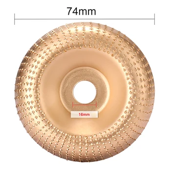 Woodwork Grinding Wheel Disc Carving Shaping Tool 74*16mm For Angle Grinder For Bending Work New 2020
Woodwork Grinding Wheel Disc Carving Shaping Tool 74*16mm For Angle Grinder For Bending Work New 2020