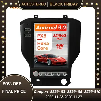 Vertical Screen Android 9.0 PX6 Car GPS Navigation For Ford Mustang 2015+ Stereo Head Unit Multimedia Player Auto Radio Carplay
Vertical Screen Android 9.0 PX6 Car GPS Navigation For Ford Mustang 2015+ Stereo Head Unit Multimedia Player Auto Radio Carplay