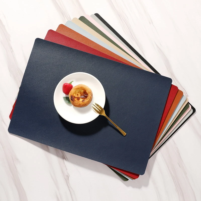 New Double-Sided Table Mat With Non-Slip Grain Leather Western Table Mat Waterproof Square Table Mat Home Hotel Bowl Mat
New Double-Sided Table Mat With Non-Slip Grain Leather Western Table Mat Waterproof Square Table Mat Home Hotel Bowl Mat