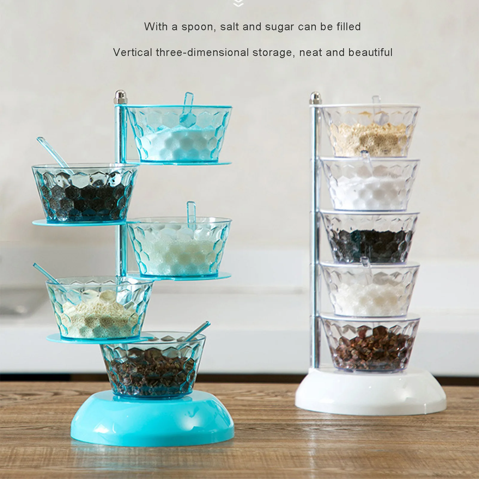 AA Vertical 360°Rotatable Spice Rack, Save Space with Dust Cover Removable Stable Chassis Kitchen Storage Supplies
AA Vertical 360°Rotatable Spice Rack, Save Space with Dust Cover Removable Stable Chassis Kitchen Storage Supplies