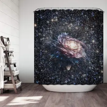 Waterproof Shower Curtain Set,Explosive Smoke Like Blasted Fireworks Bloom in The Black Star Nebul,Fabric Bathroom Decor Set
Waterproof Shower Curtain Set,Explosive Smoke Like Blasted Fireworks Bloom in The Black Star Nebul,Fabric Bathroom Decor Set