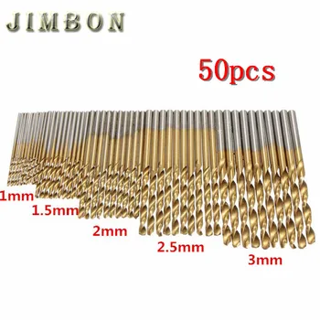 50Pcs/Set Twist Drill Bit Set Saw Set HSS Steel Titanium Coated Drill Woodworking Wood Tool 1/1.5/2/2.5/3mm For Metal Drilling
50Pcs/Set Twist Drill Bit Set Saw Set HSS Steel Titanium Coated Drill Woodworking Wood Tool 1/1.5/2/2.5/3mm For Metal Drilling