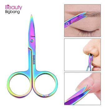 Beautybigbang Chameleon Curved Head Eyebrow Scissors Makeup Trimmer Facial Hair Remover Manicure Make Up Rainbow Scissor Nail
Beautybigbang Chameleon Curved Head Eyebrow Scissors Makeup Trimmer Facial Hair Remover Manicure Make Up Rainbow Scissor Nail