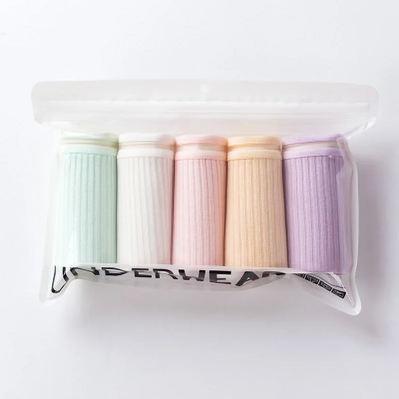 5pcs/set Solid Color Women Underwear Panties Cotton Panties Mid-Rise Comfortable Breathable Women's Underpants
5pcs/set Solid Color Women Underwear Panties Cotton Panties Mid-Rise Comfortable Breathable Women's Underpants