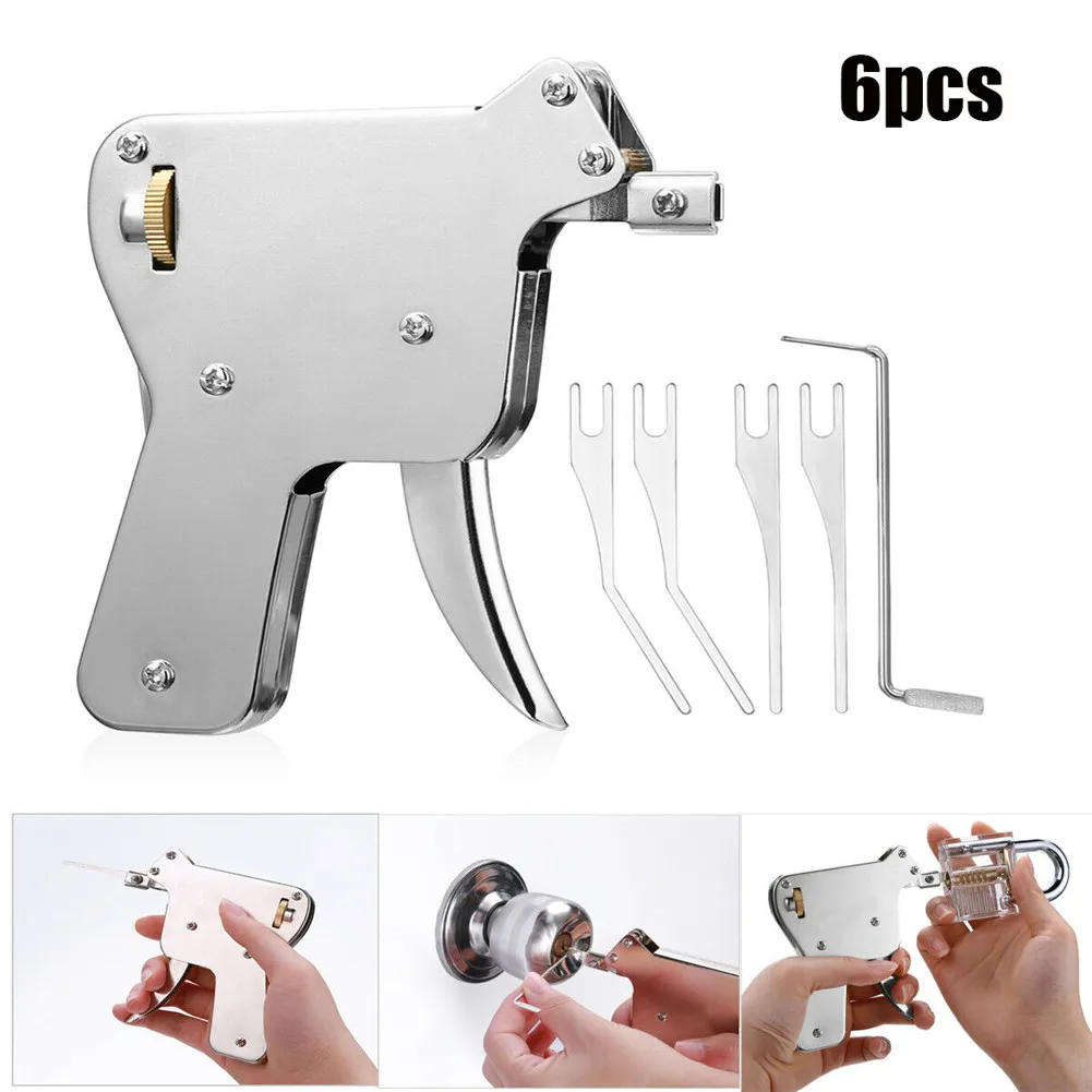 6Pcs Key Repair Tool Strong and Adjustable Brand New Stainless Steel White Tools With 4 Open Blades And 1 Tension
6Pcs Key Repair Tool Strong and Adjustable Brand New Stainless Steel White Tools With 4 Open Blades And 1 Tension