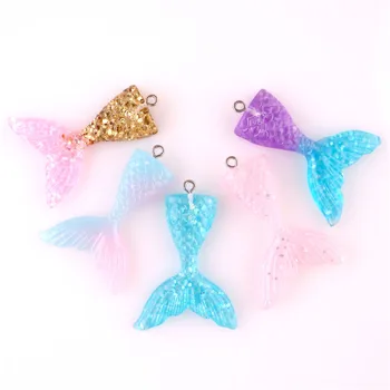 20pcs Sparkling Resin Multi Color Mermaid Tail Charms Pendants Handmade Hanging Decoration Findings Jewelry Making Accessories
20pcs Sparkling Resin Multi Color Mermaid Tail Charms Pendants Handmade Hanging Decoration Findings Jewelry Making Accessories