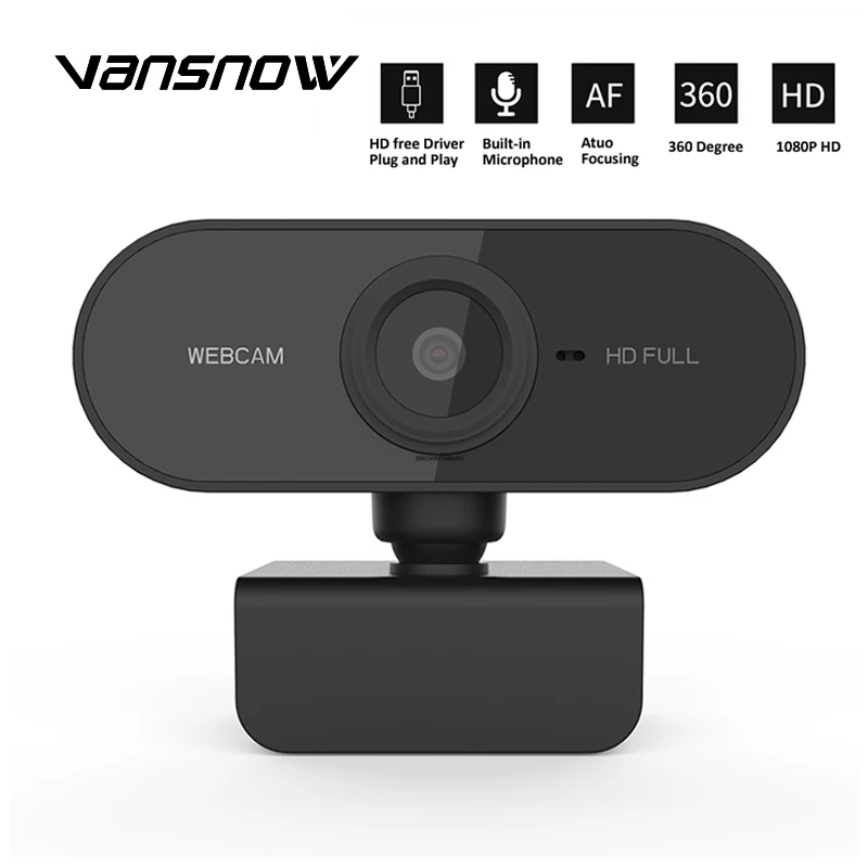 HD 1080P Webcam Mini Computer PC WebCamera with Microphone Rotatable Cameras for Live Broadcast Video Calling Conference Work
HD 1080P Webcam Mini Computer PC WebCamera with Microphone Rotatable Cameras for Live Broadcast Video Calling Conference Work