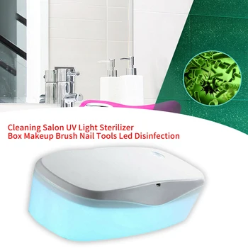 Storage Disinfection Cosmetic Led Brush Cleaning Nail Tools Tweezers Salon Makeup Portable Manicure Sterilizer Box UV Light
Storage Disinfection Cosmetic Led Brush Cleaning Nail Tools Tweezers Salon Makeup Portable Manicure Sterilizer Box UV Light