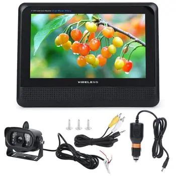2.4G 7 Inch Wireless Car Rear View Camera System Kit Parking Reverse Camcorder Backup Monitor with IR Hot
2.4G 7 Inch Wireless Car Rear View Camera System Kit Parking Reverse Camcorder Backup Monitor with IR Hot
