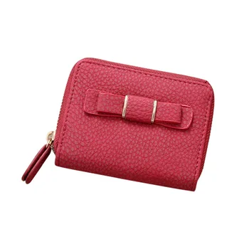 Womens Fashion Solid Color Bowknot Short Wallets 2019 New Fashion Zipper Poucht Card Holder Coin Purse Wallets
Womens Fashion Solid Color Bowknot Short Wallets 2019 New Fashion Zipper Poucht Card Holder Coin Purse Wallets