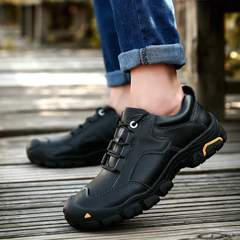 Genuine Leather Lace-up Men Shoes Top Quality Large Size Casual Shoes Flats Waterproof Rubber Sole Outdoor Shoes Men
Genuine Leather Lace-up Men Shoes Top Quality Large Size Casual Shoes Flats Waterproof Rubber Sole Outdoor Shoes Men