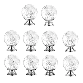 10Pcs 30mm Cabinet Knobs Crystal Round Bubble Glass Handle Decorative Cupboard Dresser Drawer Kitchen Furniture Handle
10Pcs 30mm Cabinet Knobs Crystal Round Bubble Glass Handle Decorative Cupboard Dresser Drawer Kitchen Furniture Handle