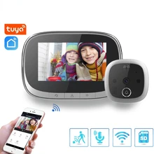 350 Tuya Peephole Video Doorbell Wifi Door Viewer Camera Intercom 4.3" Monitor Motion Detection Video-eye Digital Ring
350 Tuya Peephole Video Doorbell Wifi Door Viewer Camera Intercom 4.3" Monitor Motion Detection Video-eye Digital Ring