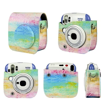 For Fuji Fujifilm Instax Camera Polaroid Mini25/26 Mini 25 Color Pattern Pouch Case Word PU Leather General Camera Storage Bag
For Fuji Fujifilm Instax Camera Polaroid Mini25/26 Mini 25 Color Pattern Pouch Case Word PU Leather General Camera Storage Bag