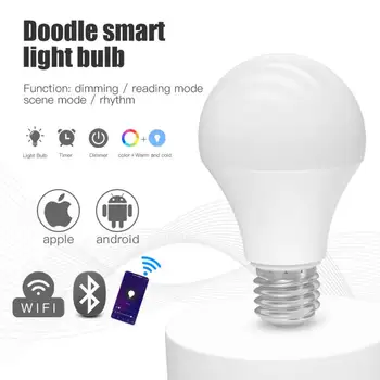 3/1pcs TUYA New Wifi Smart Bulb home Lighting lamp 9W E27 Magic RGB+CW+WW LED Colorful Light Bulb Dimmable Support IOS Android
3/1pcs TUYA New Wifi Smart Bulb home Lighting lamp 9W E27 Magic RGB+CW+WW LED Colorful Light Bulb Dimmable Support IOS Android
