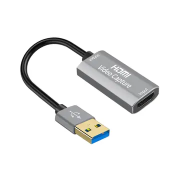 USB 3.0 Video Capture Card 1080P 60fps 4K HDMI Video Grabber Box for Macbook PS4 Game Camera Recorder Live Streaming Webcasting
USB 3.0 Video Capture Card 1080P 60fps 4K HDMI Video Grabber Box for Macbook PS4 Game Camera Recorder Live Streaming Webcasting