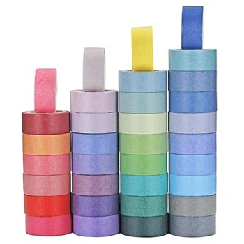 60 Rolls Rainbow Washi Masking Tape Set for DIY Decor Scrapbooking Sticker Masking Paper Decoration Tape Adhesive(15mm)
60 Rolls Rainbow Washi Masking Tape Set for DIY Decor Scrapbooking Sticker Masking Paper Decoration Tape Adhesive(15mm)