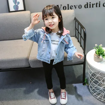Girls coat jacket 2019 children's fashion Korean version of the new network red hooded shirt cowboy female baby tide
Girls coat jacket 2019 children's fashion Korean version of the new network red hooded shirt cowboy female baby tide
