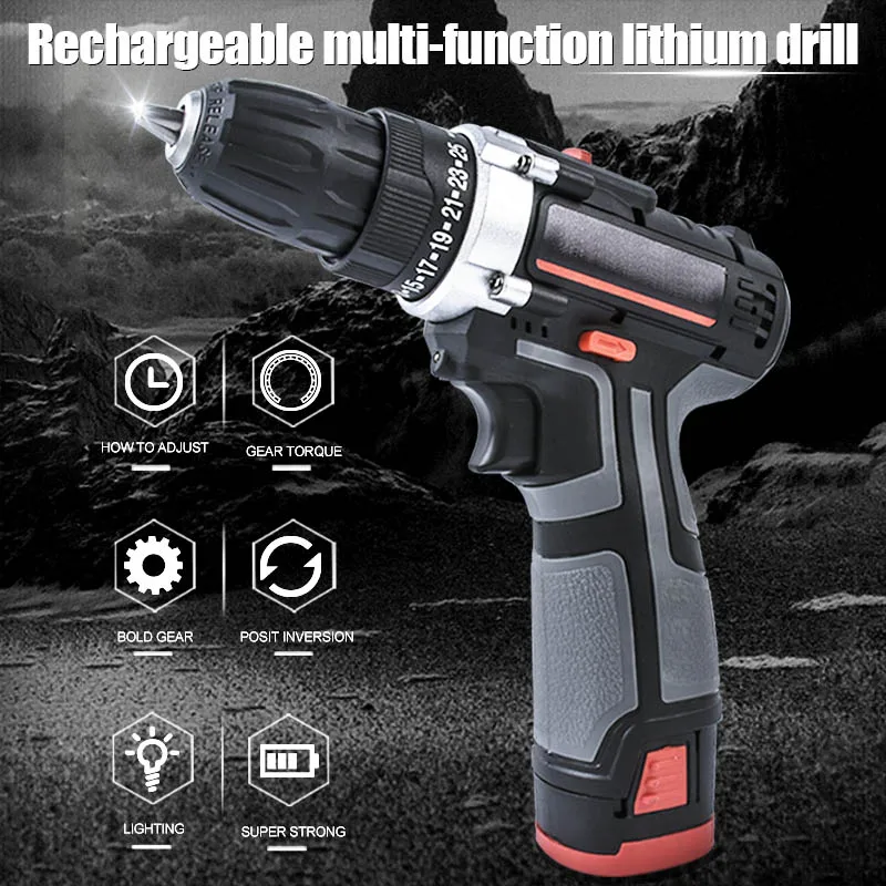 Rechargeable Miniature Multifunction C Tool Drill Electric Screwdriver Manual Drill SDF-SHIP
Rechargeable Miniature Multifunction C Tool Drill Electric Screwdriver Manual Drill SDF-SHIP