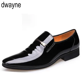 Men wedding Dress Business leather slip on Shoes Black Brown Men Formal Shoes Pointed Toe Patent Leather Oxford 239
Men wedding Dress Business leather slip on Shoes Black Brown Men Formal Shoes Pointed Toe Patent Leather Oxford 239